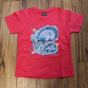 Whale Graphic Printed Novelty T-shirt
